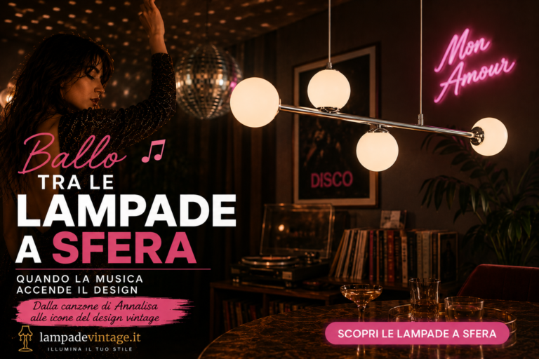 lampade a sfera moda musica interior design
