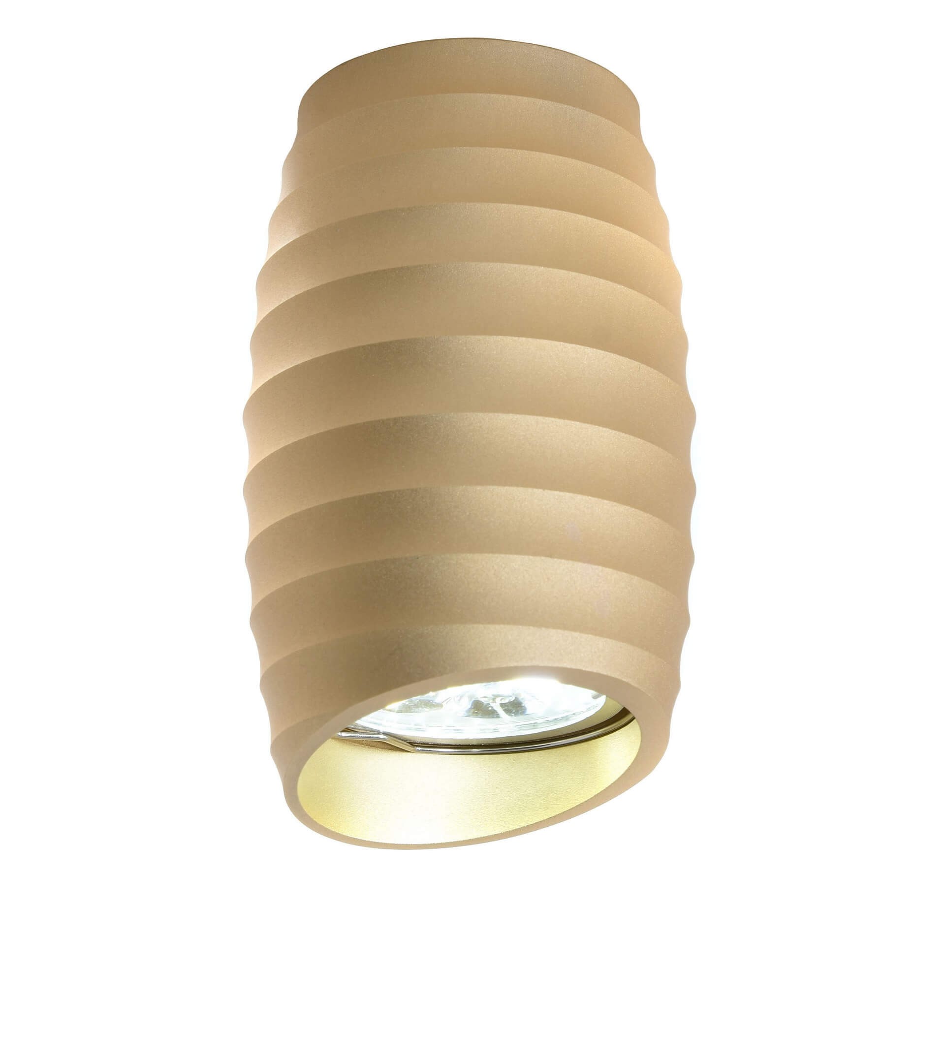 Faretto da soffitto oro asimmetrico BORA W2